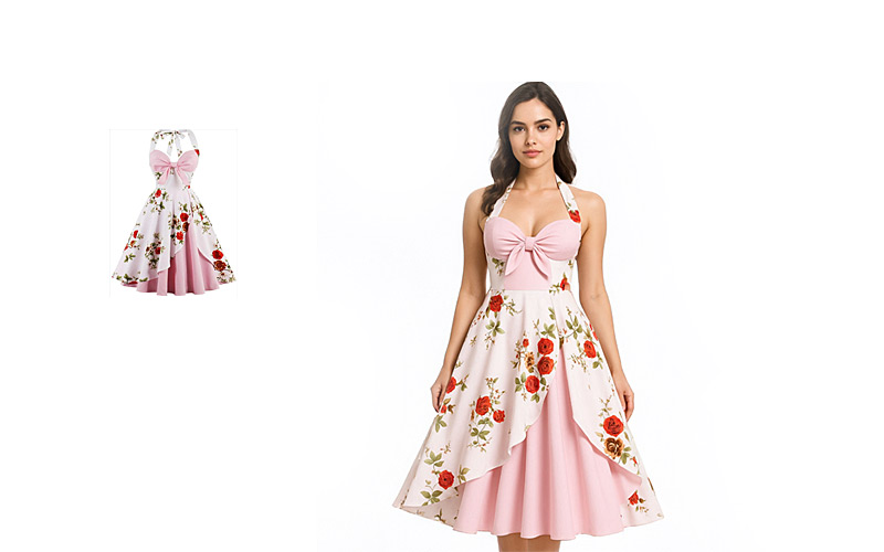 Fashion Model Studio example — clothing item on an AI-generated fashion model